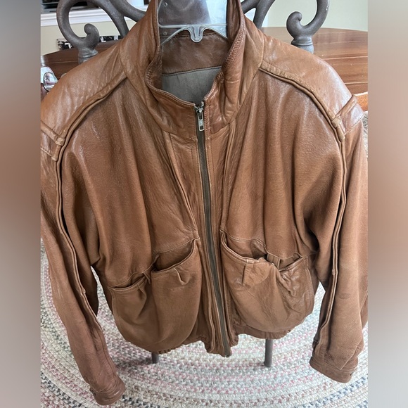 Leather Coat Vintage - Picture 1 of 11